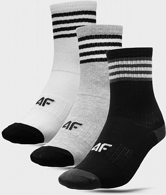 Шкарпетки 4F SOCKS CAS M234 (3PACK) 4FJWAW23USOCM234-90S р.32-35 різнокольоровий