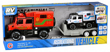 Игровой набор CARS S Скорая помощь с прицепом (инерция, звук, свет) CJ-4512172