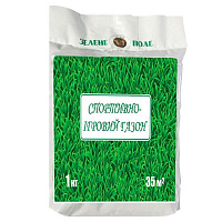 Трава газонная Зеленое поле Cпорт-игра 1 кг 
