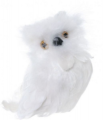 Декоративна новорічна фігура Сова A21215B-2 10,5 см