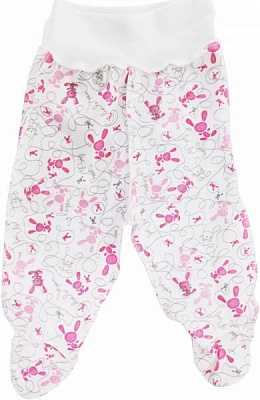 Ползунки Моя планета П 101 р.56 белый с голубым 