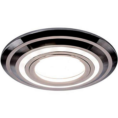 Светильник точечный Светкомплект SVC 850 с LED-подсветкой 7 Вт GU5.3 хром 