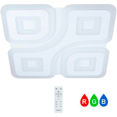 Люстра светодиодная Светкомплект ACRYLIC 08S RGB WH RC с пультом ДУ 110 Вт белый 