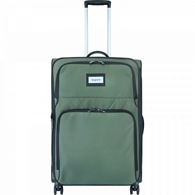 Валіза Bagland 63 л зелений Валенсiя хакi (3796627)