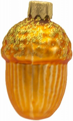 Елочная игрушка Ф-622 Желудь 6 см  
