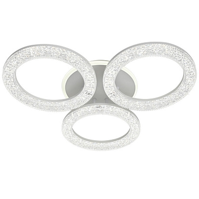 Люстра светодиодная Victoria Lighting с пультом 73 Вт белый Rosa/PL3 white