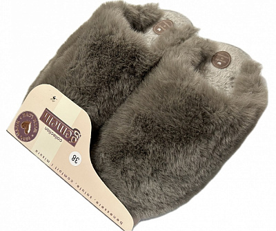 Тапки домашние Gemelli Эмилия р.38 коричневый