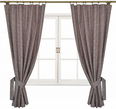 Комплект штор ORO Коричневая La Nuit