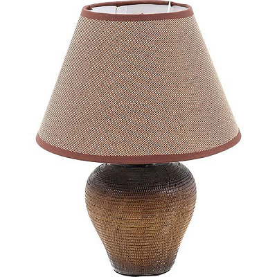 Настільна лампа декоративна Accento lighting 1x40 Вт E27 коричневий