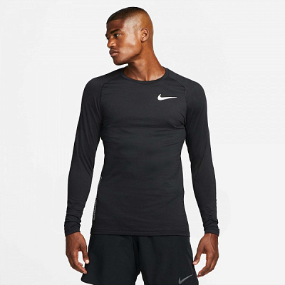 Брюки Nike TOP WARM LS CREW DQ5448-010 р. L черный