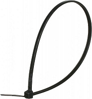 Стяжка кабельная CarLife 2,5х200мм черная