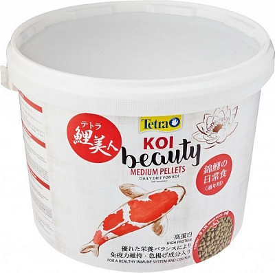 Корм Tetra для карпів коі для здоровя та яскравого окрасу Tetra KOI Beauty Medium 10л