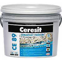 Заповнювач швів епоксидний Ceresit CE 89 Ultraepoxy Premium 2.5 л відро зелений смарагдовий