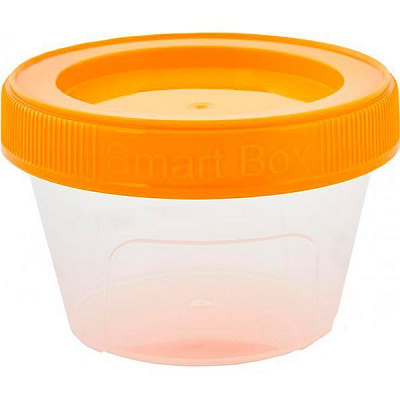 Контейнер пластиковая Алеана 124080 «Smart Box» 0,06 л светло-оранжевый