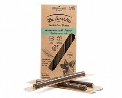 Лакомство Mediterranean La Barrita Flavour курица и хамон 150 г