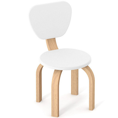 Стілець дитячий Veres Монако біло-буковий 46.400.2.15 біло-буковий