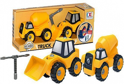 Конструктор Can Xin Long БУЛЬДОЗЕР та БЕТОНОМІШАЛКА