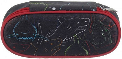 Пенал-бокс Акула разноцветный