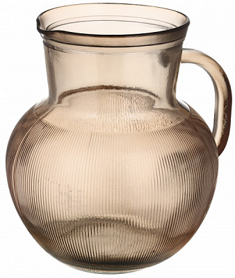 Глечик Ribbed 2,3 л кориця скло San Miguel