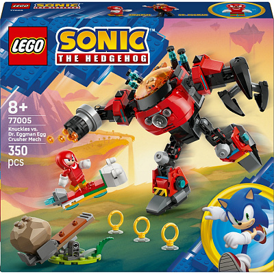 Конструктор LEGO Sonic Knuckles проти Dr. Eggman Egg Crusher Mech 77005