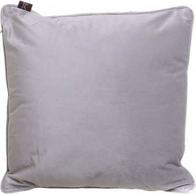 Подушка декоративная Велюр 45x45 см светло-серый La Nuit 