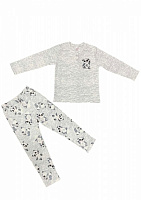 Пижама детская унисекс Roksana 0067/30072 р.104 серый 
