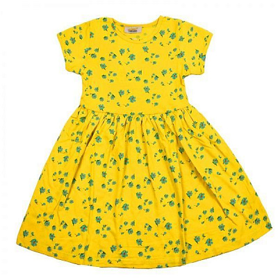 Платье с цветочками 720011 р.116 желтый 