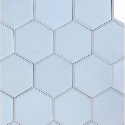 Плитка гипсовая прямая Gipsanit Hexagon плоский 0,71 кв.м 