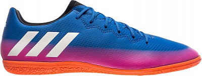 Бутсы Adidas MESSI 16.3 IN BA9018 BA9018 р. 8,5 голубой
