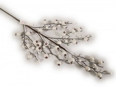 Декорация новогодняя Ветка с ягодами 75см EPI-EYK9-035 