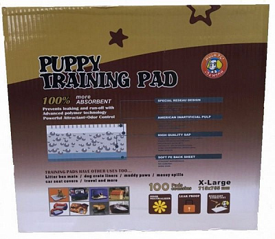 Пелюшки Hush Pet тришарові 71,5x76,5 см 100 шт./уп.