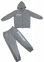 Спортивный костюм Roksana для мальчика №0027/32190 р.158/164 серый 