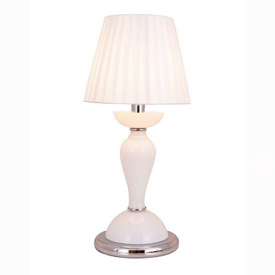 Настільна лампа декоративна Victoria Lighting Delicia/Tl1 1x40 Вт E14 білий