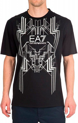 Футболка EA7 JERSEY_T-SHIRT 3GPT36-PJV8Z-1200 S чорний