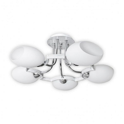 Люстра потолочная Hopfen Konig 5x60 Вт E14 белый 