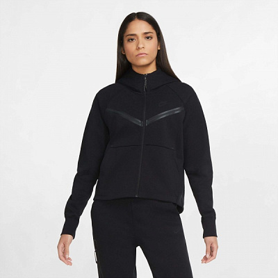 Толстовка Nike TCH FLC WR HOODY FZ PLUS DA2044-010 р. 1X чорний
