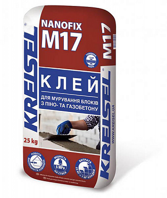 Клей для блоків KREISEL Nanofix M17 25 кг