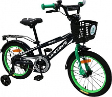 Велосипед детский Like2bike Dark Rider черно-зеленый 201603