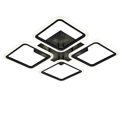 Люстра світлодіодна Victoria Lighting 84 Вт чорний Rhombus/PL4 black