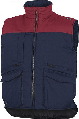 Жилет рабочий Delta Plus SIERRA2 р. XXXL SIER2BR3X темно-синий с красным