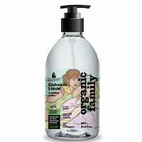 Средство для ручного мытья посуды ORGANIC FAMILY Summer song с лаймом, календулой и черникой 0,5л
