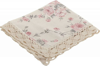 Серветка Прованс Троянди з мереживом 35x45 см