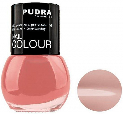 Лак для ногтей Pudra Cosmetics Nail Colour №08 слоновая кость 13 мл 