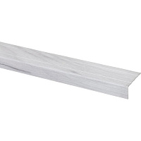 Поріжок П20 King Floor профільований з отворами 40Х20x900 мм ясен сірий