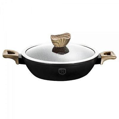 Сотейник з двома ручками та кришкою Ebony MAPLE Collection 3,8 л BH 1738 Berlinger