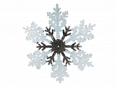 Декорація новорічна Сніжинка E09015 31 см