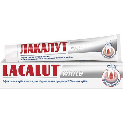 Зубна паста Lacalut White 75 мл
