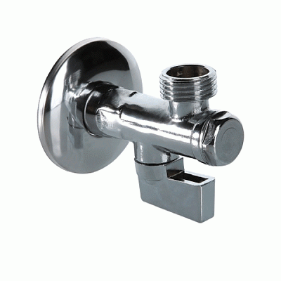 Кран кульовий Valtec з фільтром кутовий 1/2