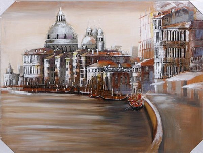 Картина 3D Венеция 90x120 см 