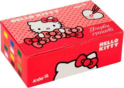 Краска гуашевая 6 кольорів, по 20 мл., Hello Kitty, HK17-062 KITE